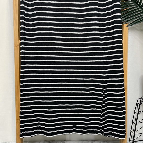 SOLD Country Road Navy Washed Striped Linen Tank Dress - Picture 5 of 9